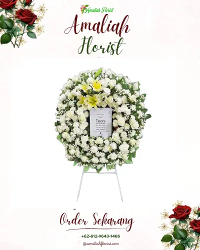 Krans Bunga Duka Cita kurungdahu